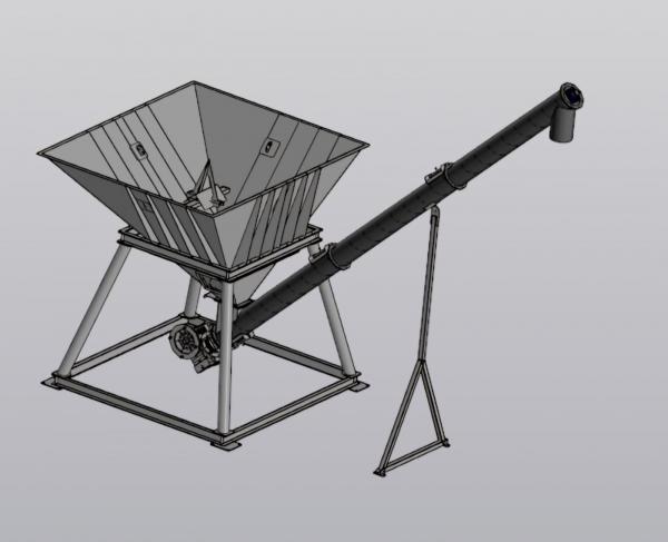 Шнековый конвейер для сыпучего материала