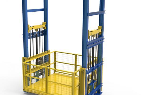 Гидравлический лифт для склада