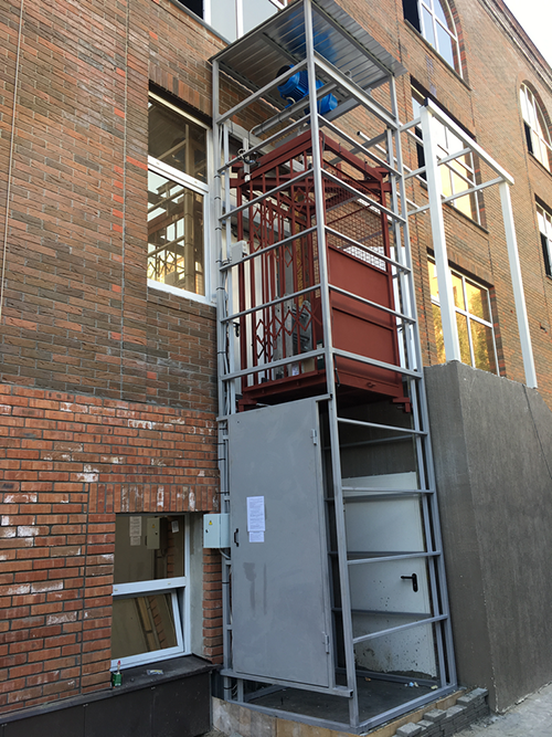 Вертикальный уличный подъемник ПШ-1000