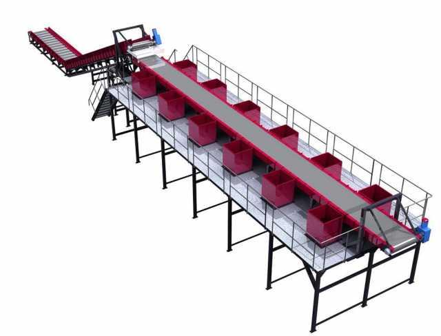 Сортировочная линия ленточная