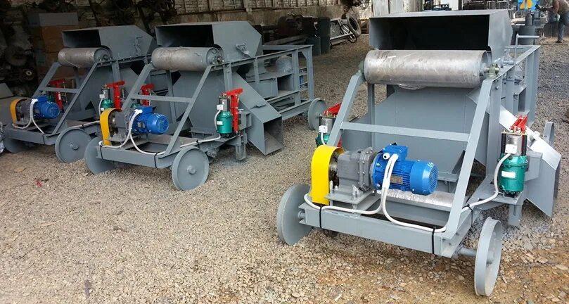 Сбрасывающая тележка ленточного конвейера