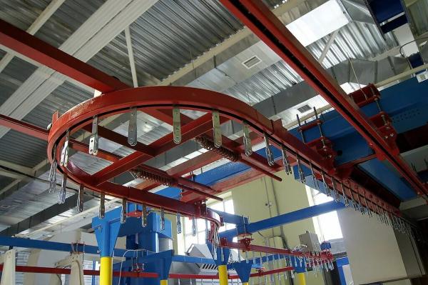 Конвейер подвесной грузонесущий